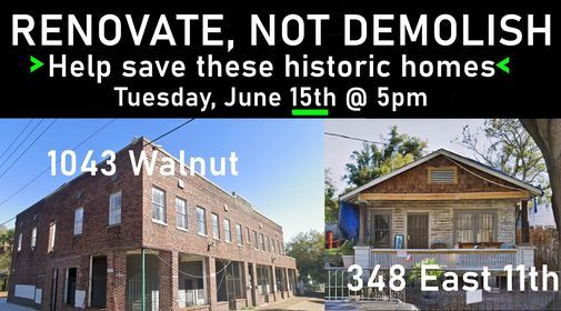 Historic Demolition Appeals - June 15th
