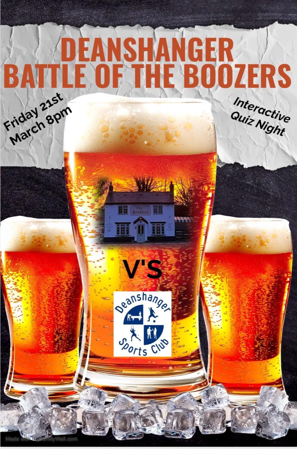 Battle Of The Boozers: Deanshanger Big Quiz