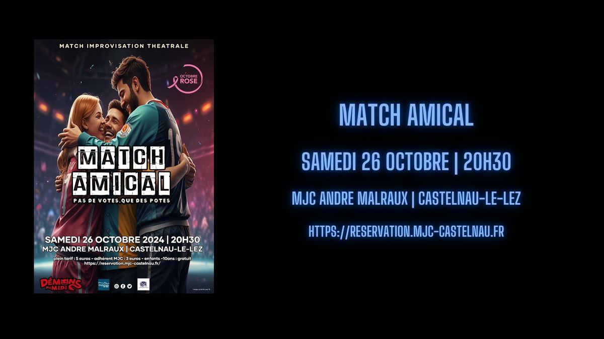 [Octobre Rose] Le Grand Match Amical !