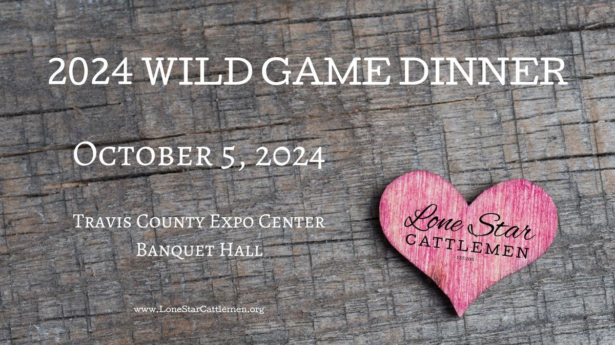 2024 Wild Game Dinner