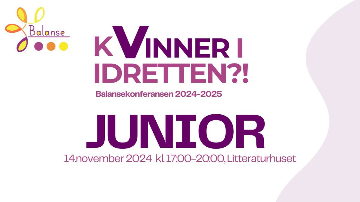 Balansekonferansen 2024-2025: JUNIOR