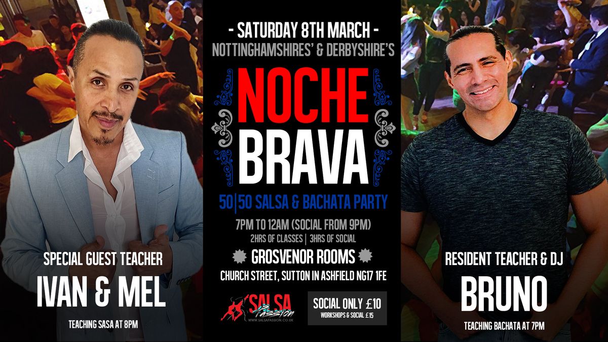 Noche Brava - Salsa & Bachata Party with Guest Ivan! From 7pm to 12am!