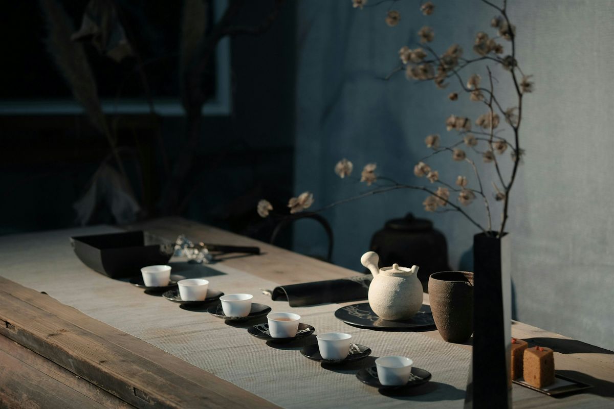 Sit & Steep Tea Ceremony with Wing Acupuncture