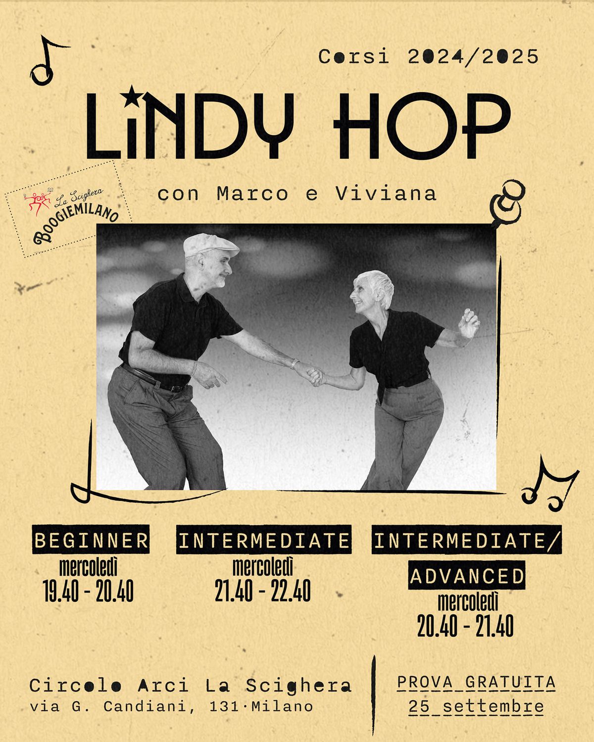 Corsi Lindy Hop 2024 - 2025