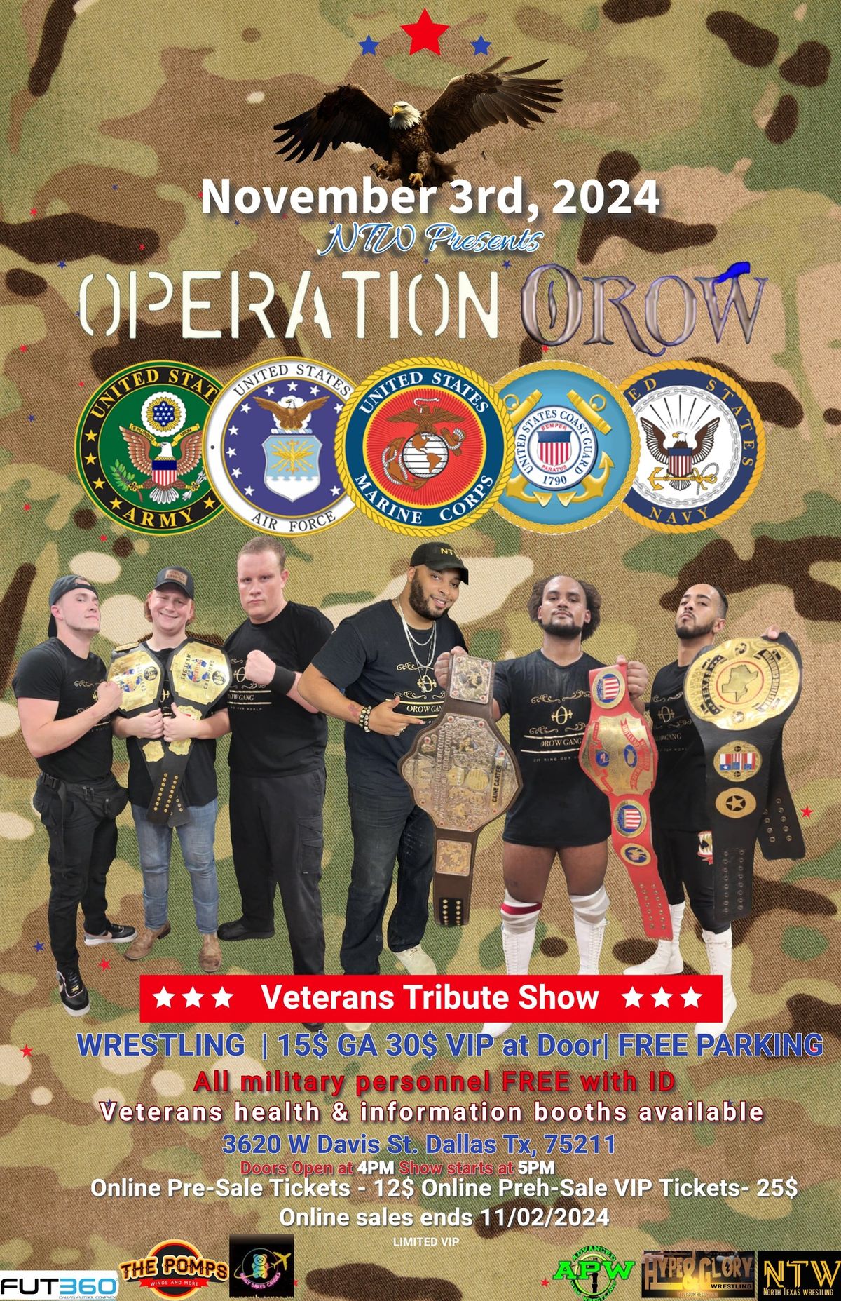 NTW North Texas Wrestling Operation OROW