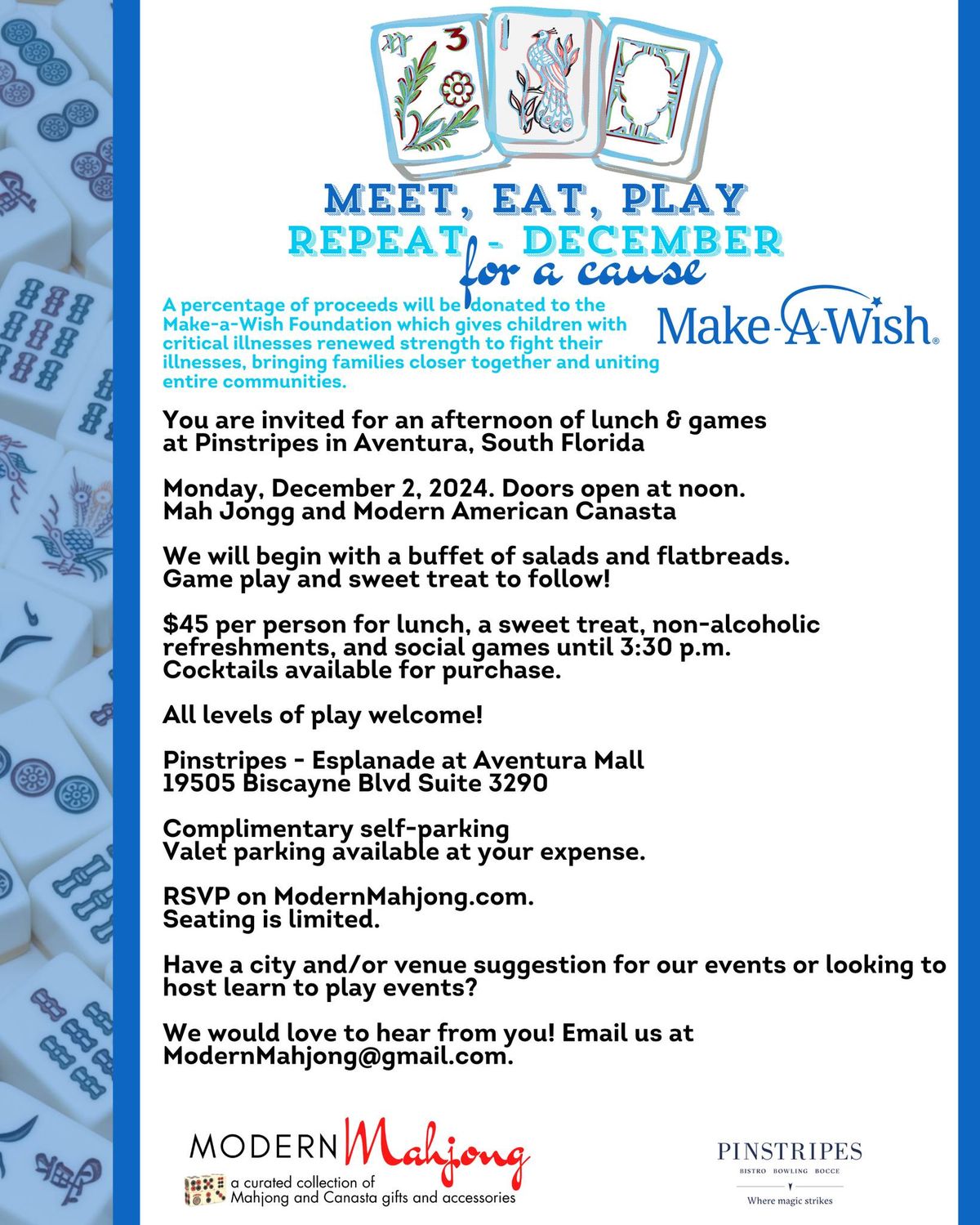 Meet Eat Play Repeat -Luncheon and Social Games