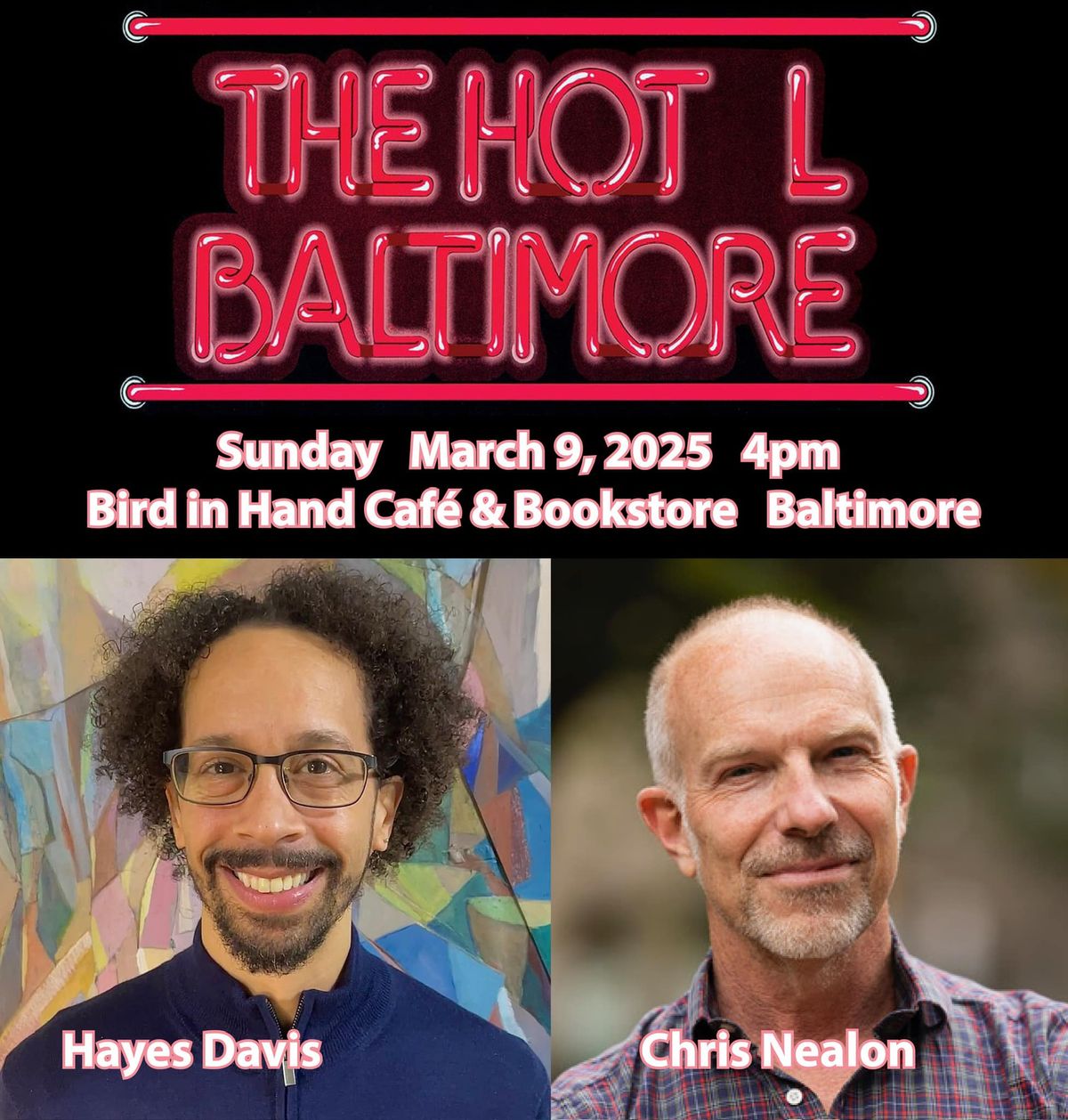 Hayes Davis & Chris Nealon POETRY READING