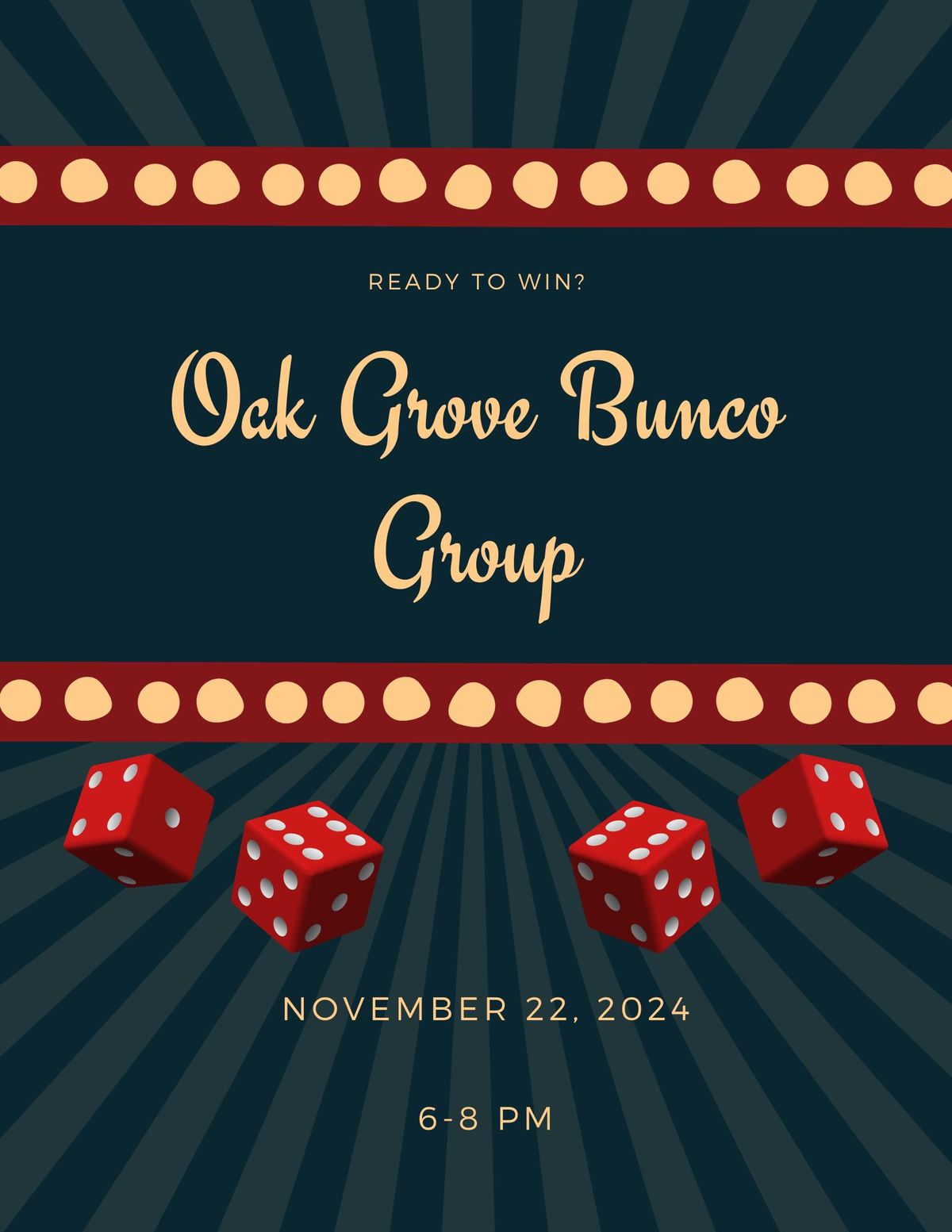 BUNCO *Registration Required* 