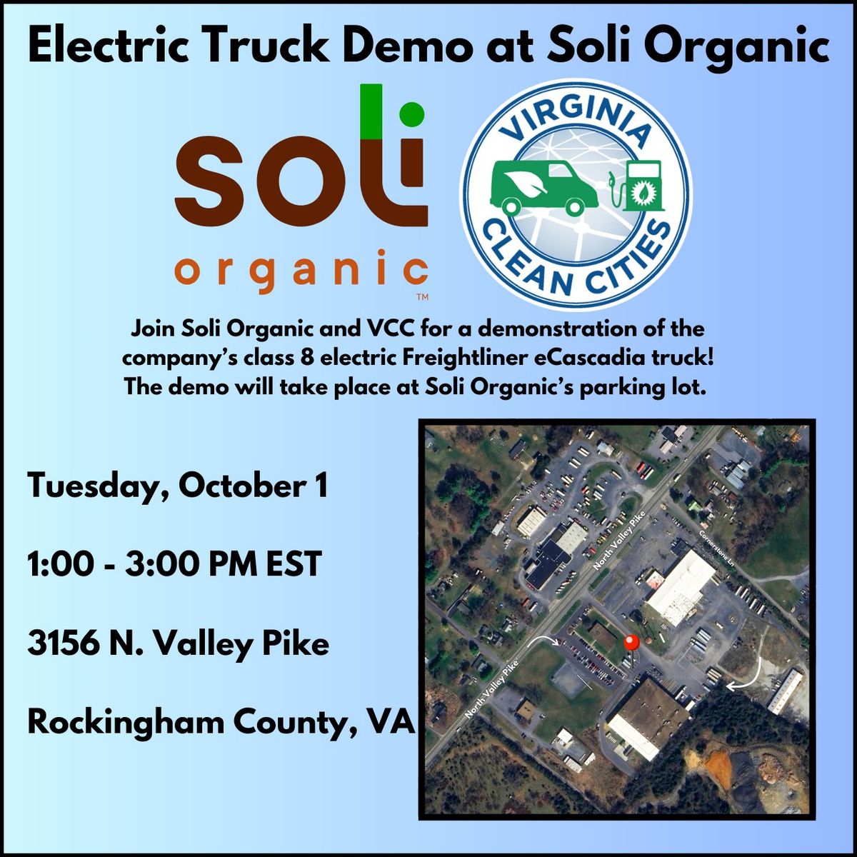 Electric Truck Demo at Soli Organic