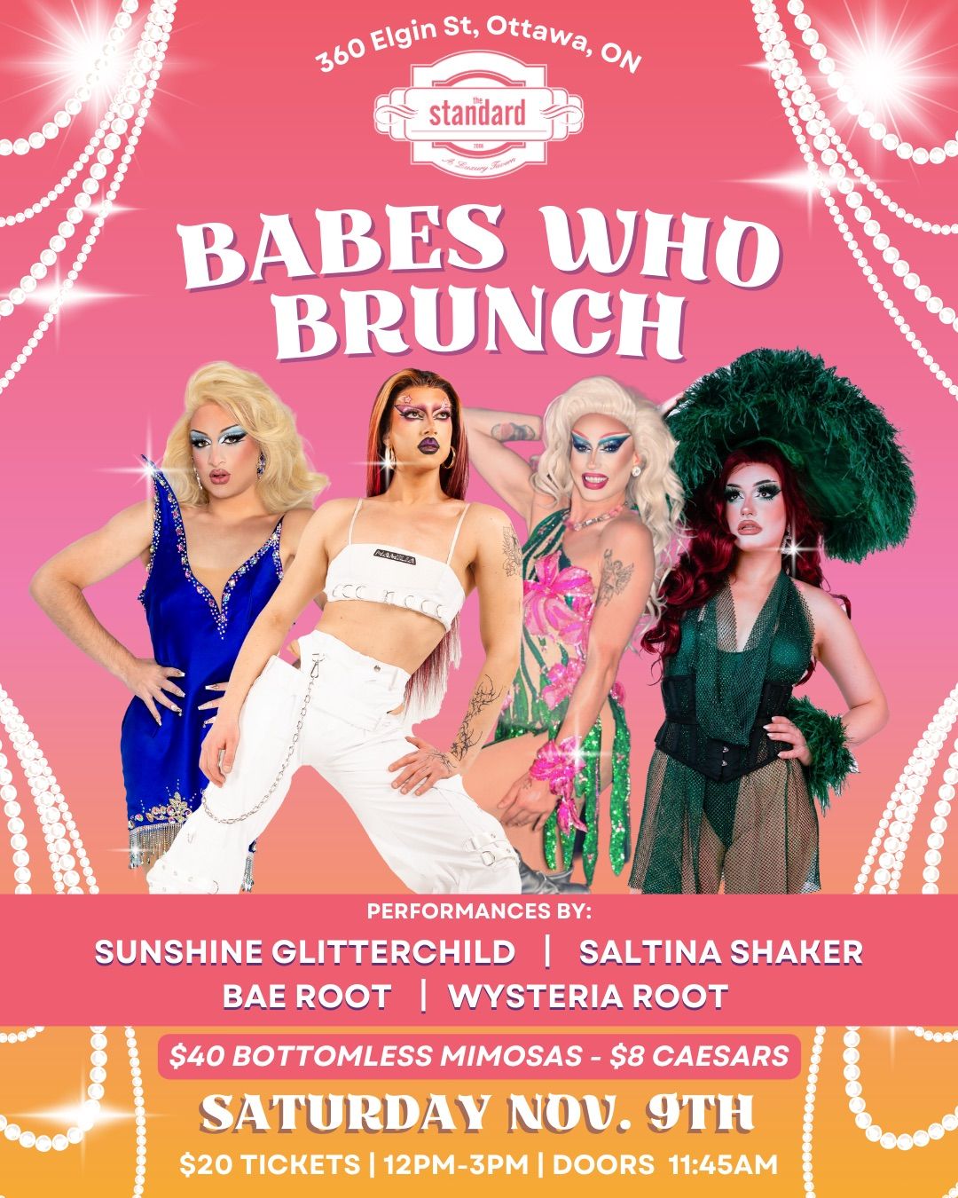 Babes Who Brunch: Drag Show at The Standard!