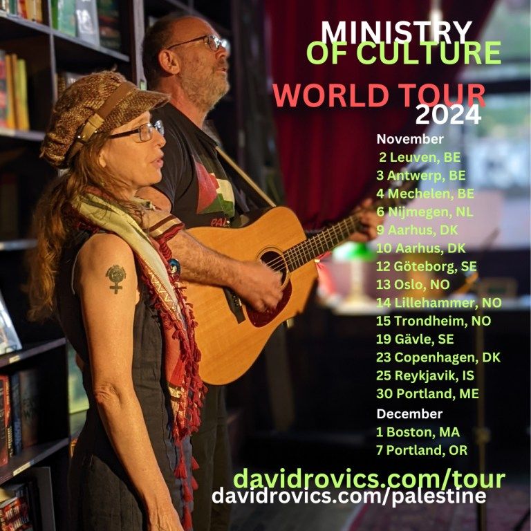 Solidarity Concert: David Rovics and The Ministry of Culture