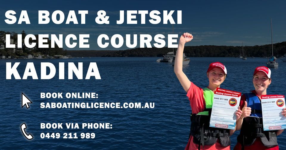 Kadina Boat & Jetski Licence