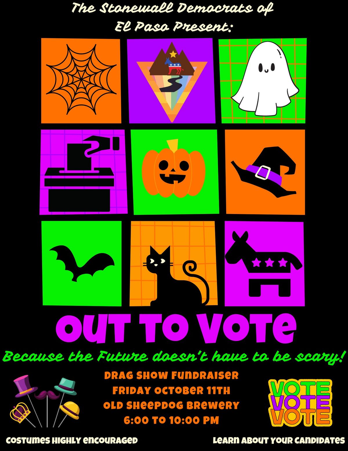 Out to Vote Drag Show Fundraiser Event