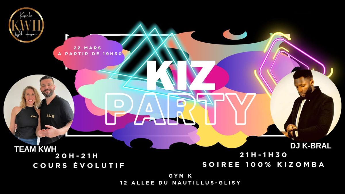 Kiz Party Amiens cours + soir\u00e9e 100% kizomba