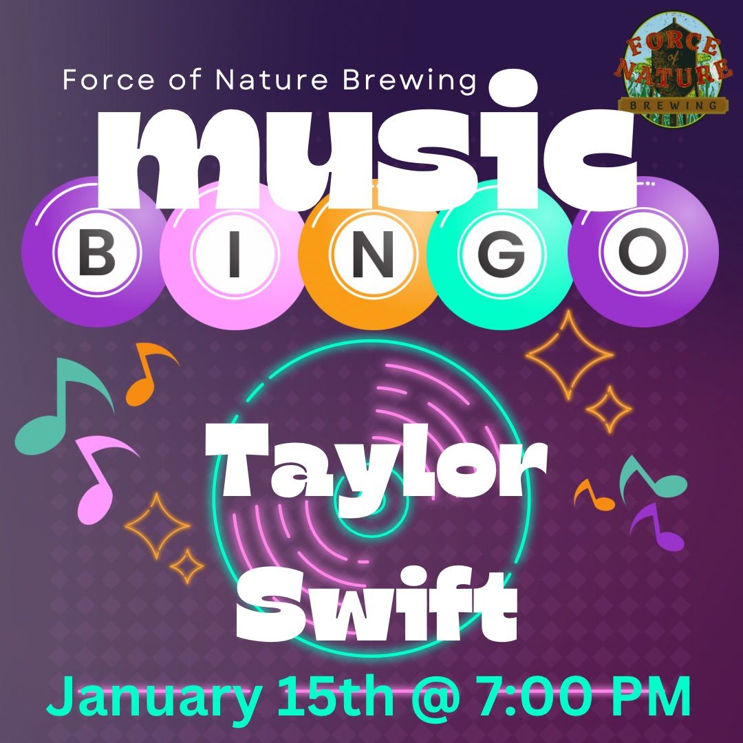 MUSIC BINGO: Taylor Swift