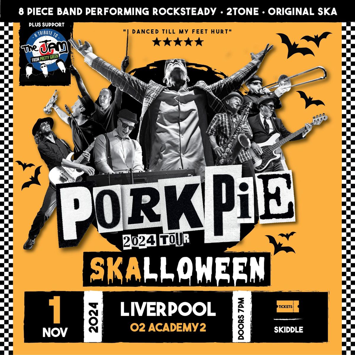 PorkPie Live plus Pretty Green (The Jam) - Skalloween