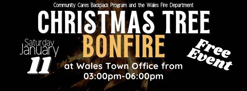 Community Christmas Tree Bonfire