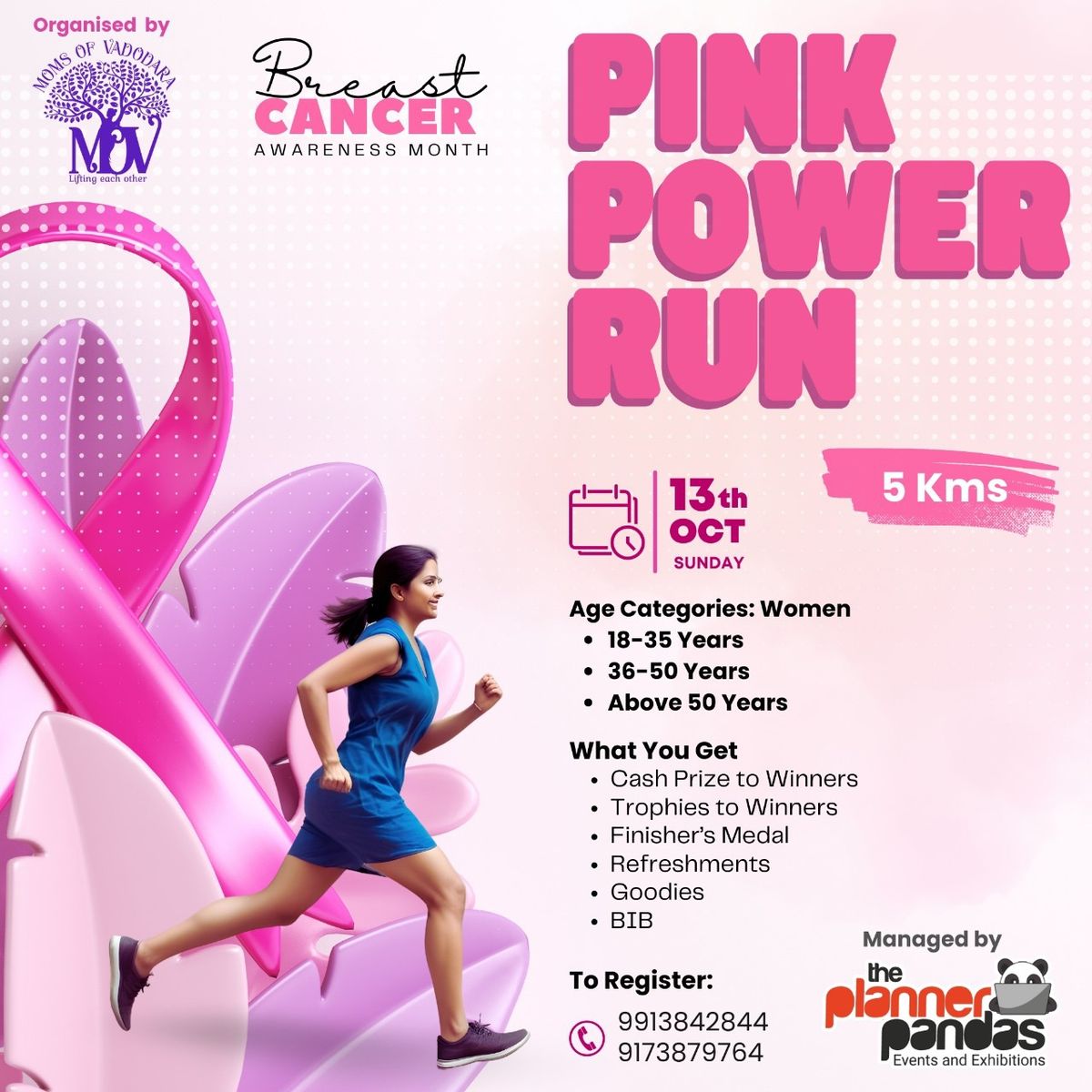 PINK POWER RUN - BREAST CANCER AWARENESS