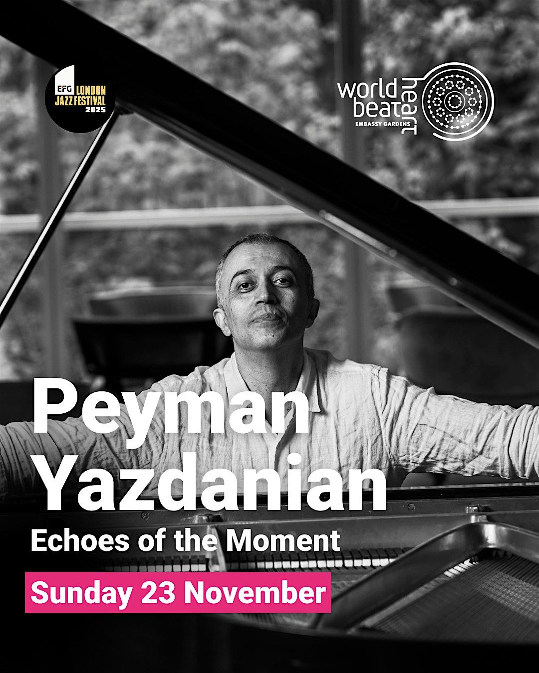EFG London Jazz Festival: Peyman Yazdanian: Echoes of The Moment