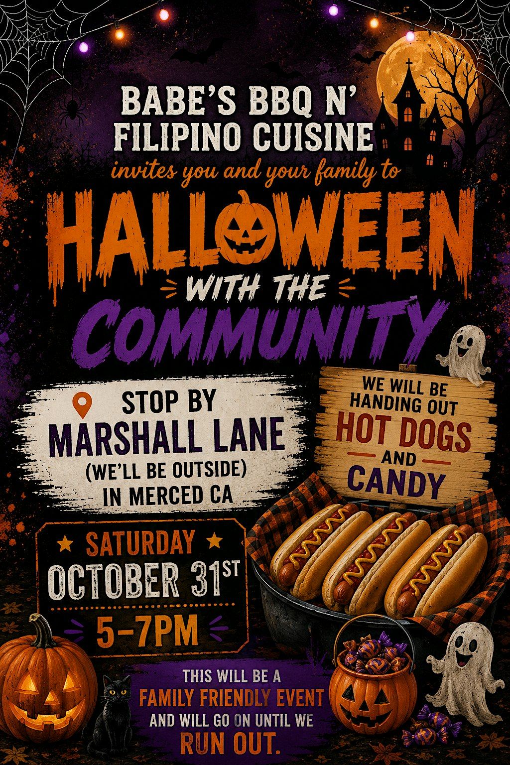 HALLOWEEN WITH THE COMMUNITY