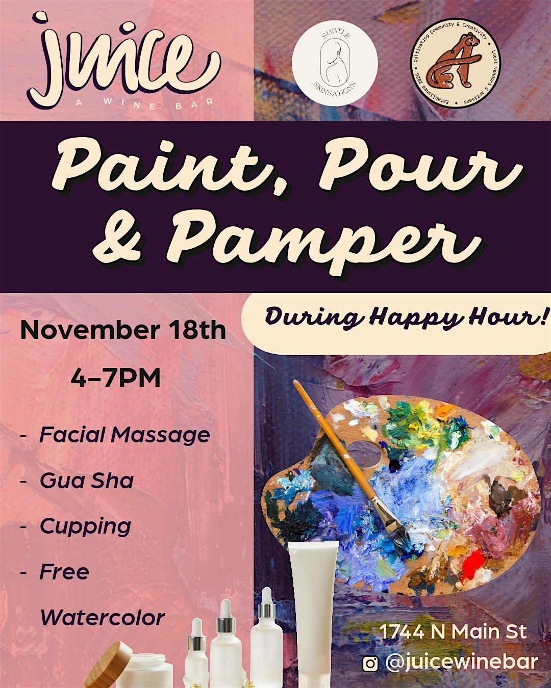 Paint, Pour & Pamper