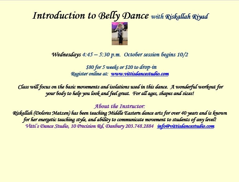 Belly Dance - Beginner