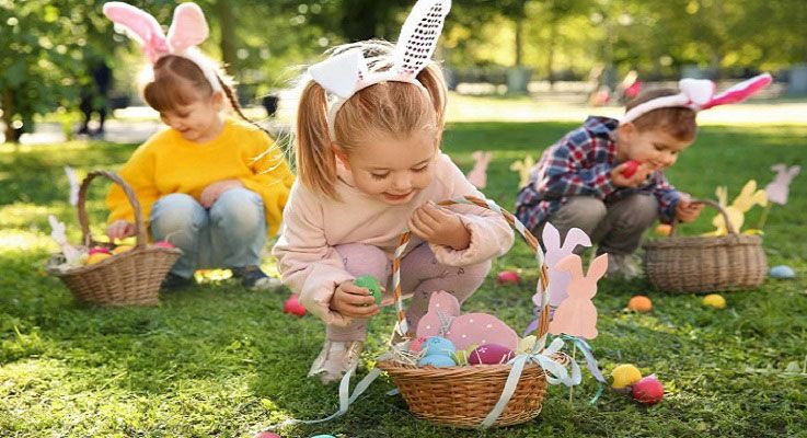 Enchanted Easter Egg Hunt in the Woods