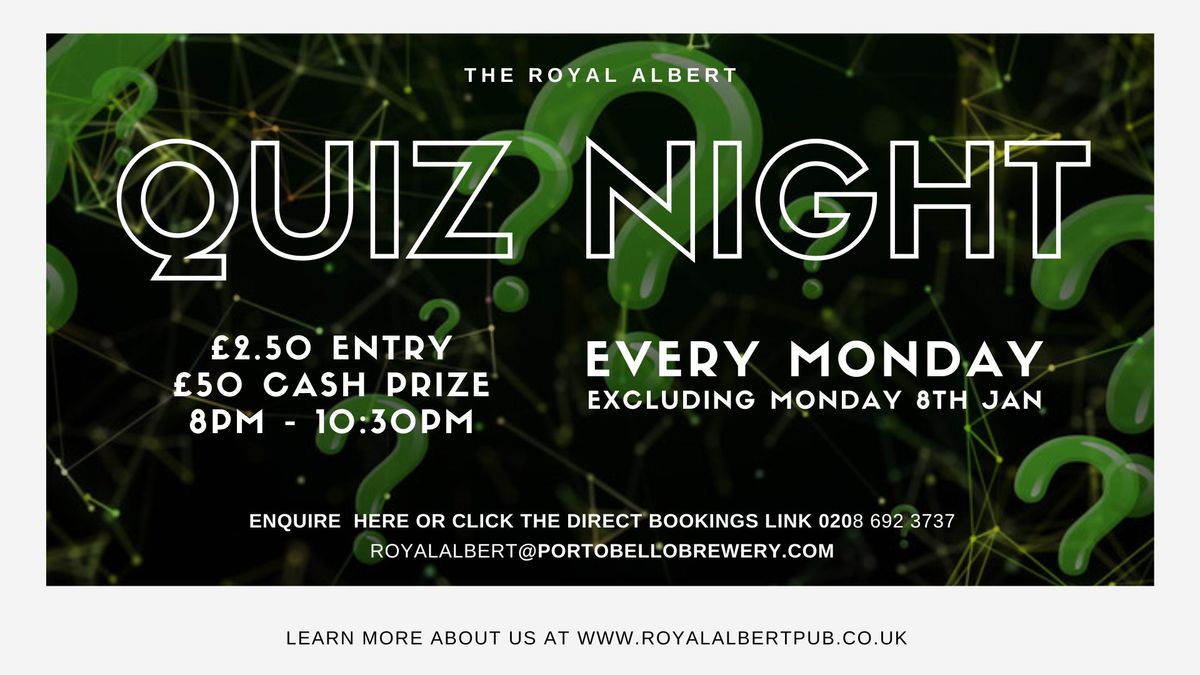 Weekly Quiz Night!