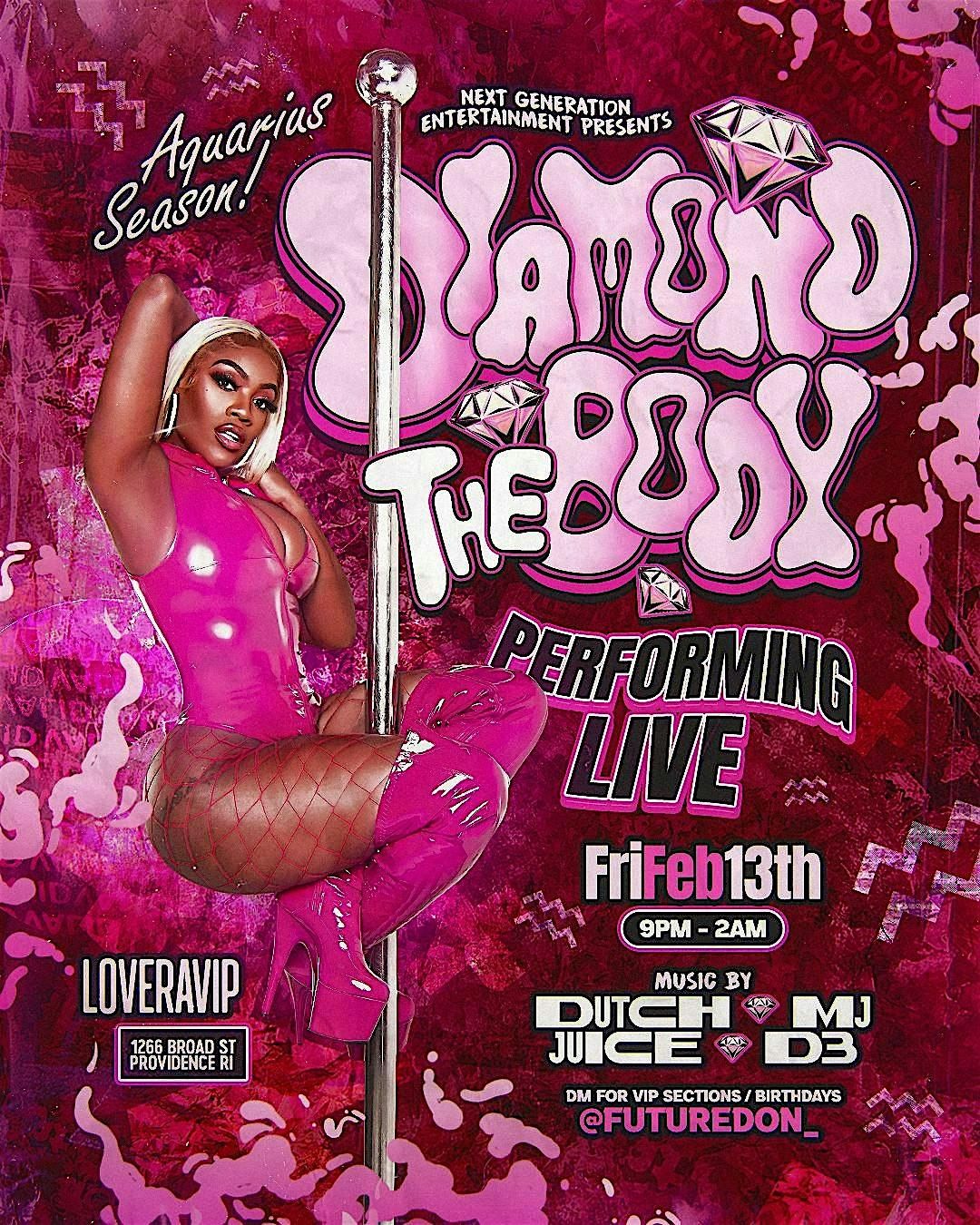DIAMOND THE BODY LIVE - AQUARIUS SEASON !