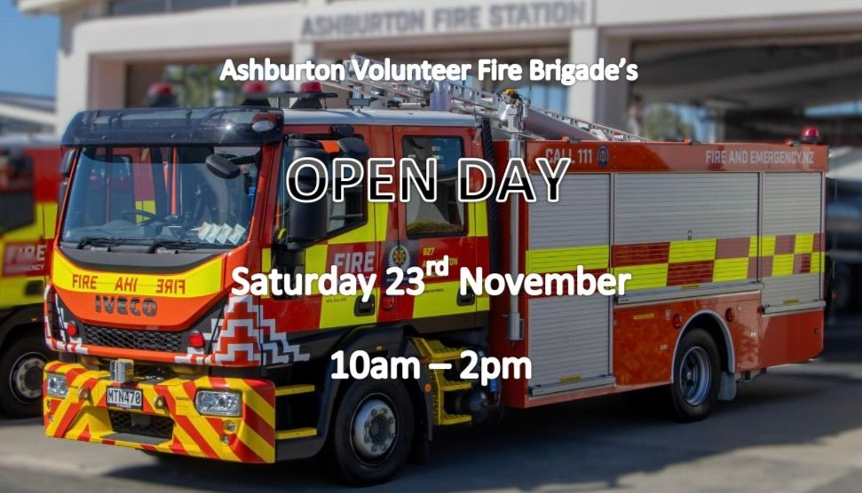 Ashburton Volunteer Fire Brigade - Open Day