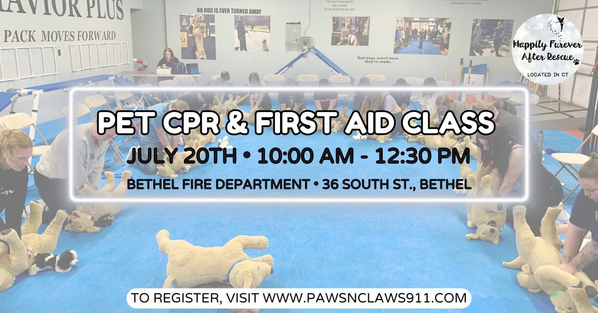 Pet CPR & First Aid Class \ud83d\udc36\ud83d\udc31\u2695\ufe0f