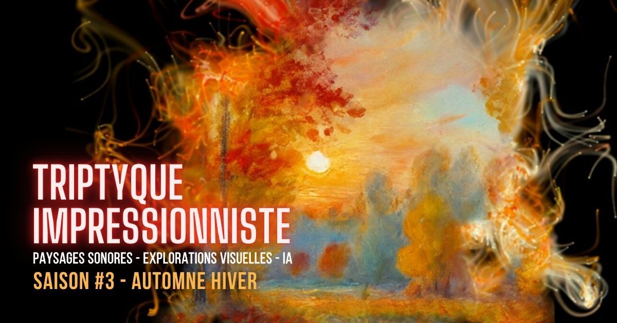 TRIPTYQUE IMPRESSIONNISTE #3 : paysages sonores, explorations visuelles et IA