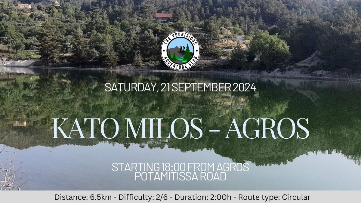 Hiking at Kato Milos - Agros