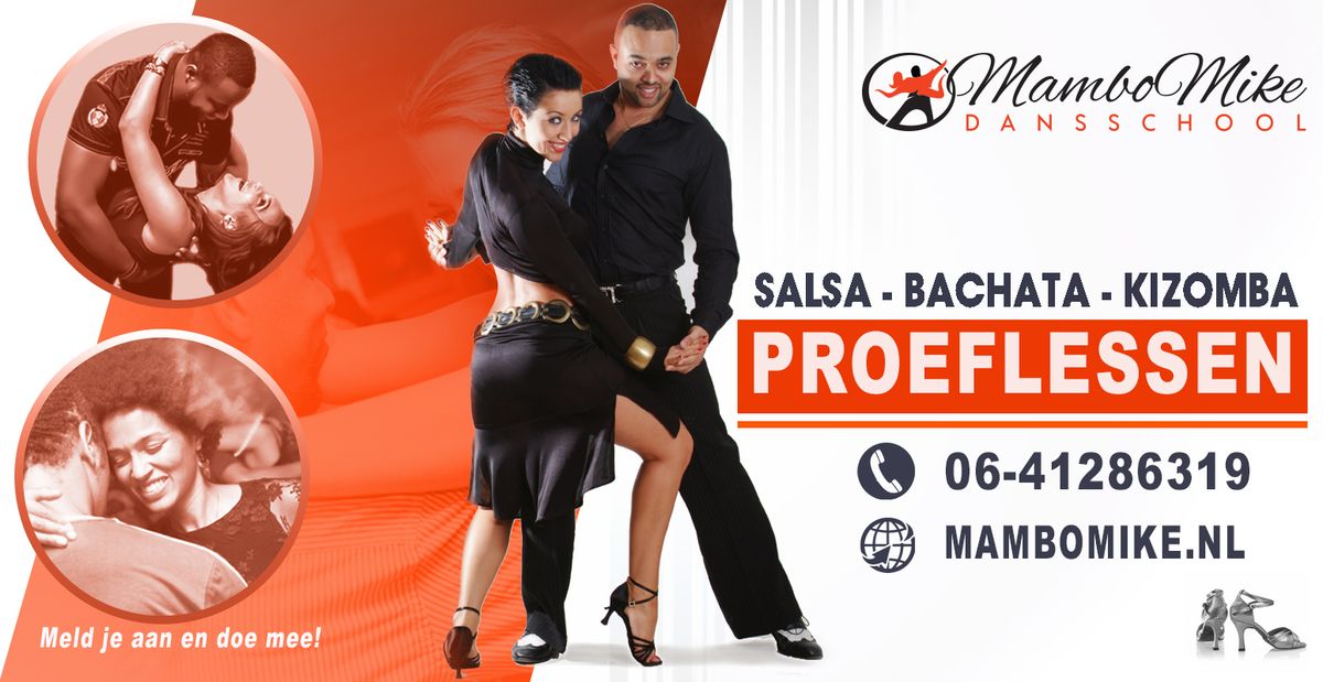 Proeflessen Salsa | Bachata | Kizomba