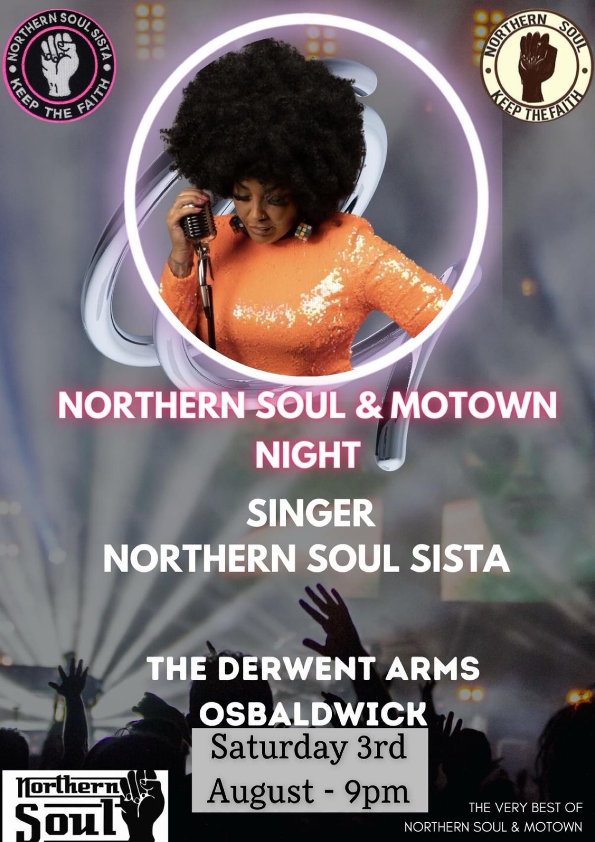 Northern soul & Motown night with Northern Soul Sista