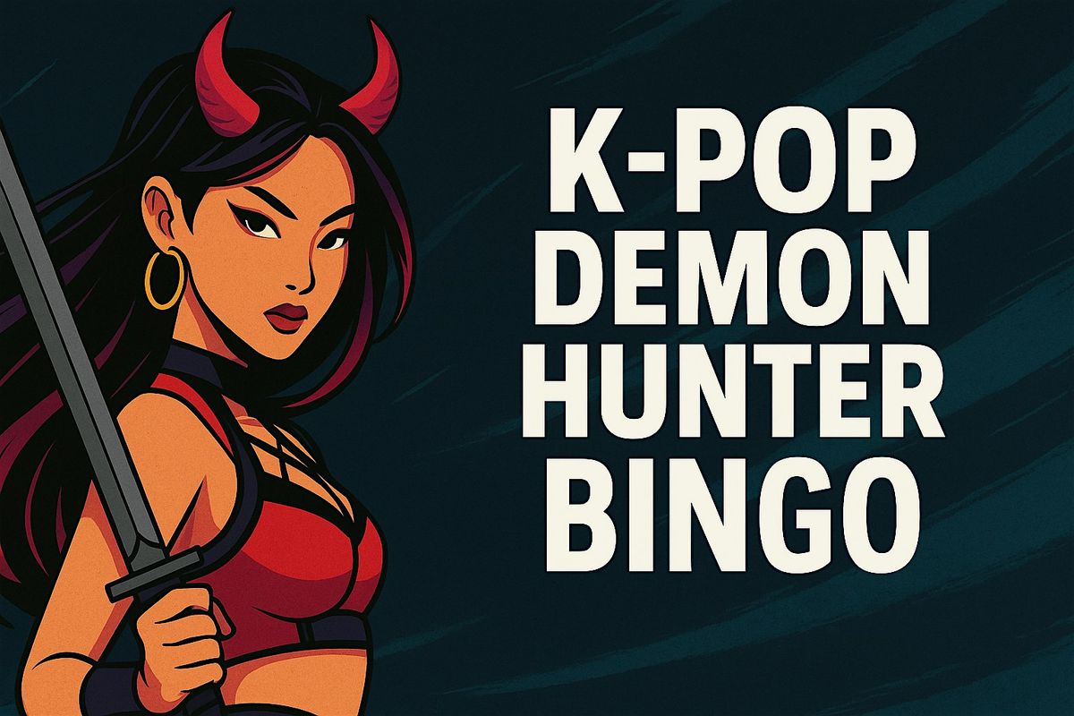 K-Pop Demon Hunter Bingo