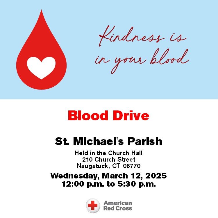 St. Michael\u2019s Naugatuck Blood Drive 