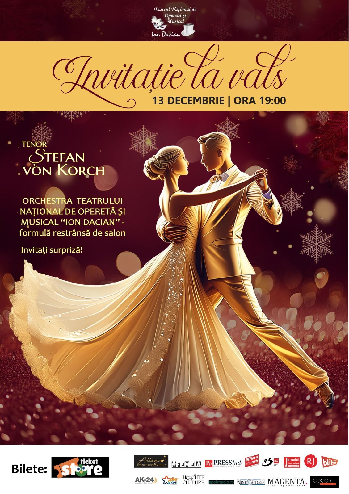 INVITATIE LA VALS \u2013 Concert Extraordinar 