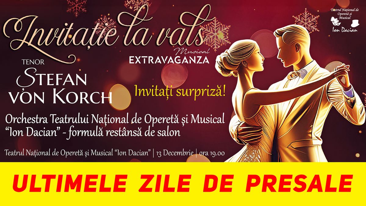 INVITATIE LA VALS \u2013 Concert Extraordinar 