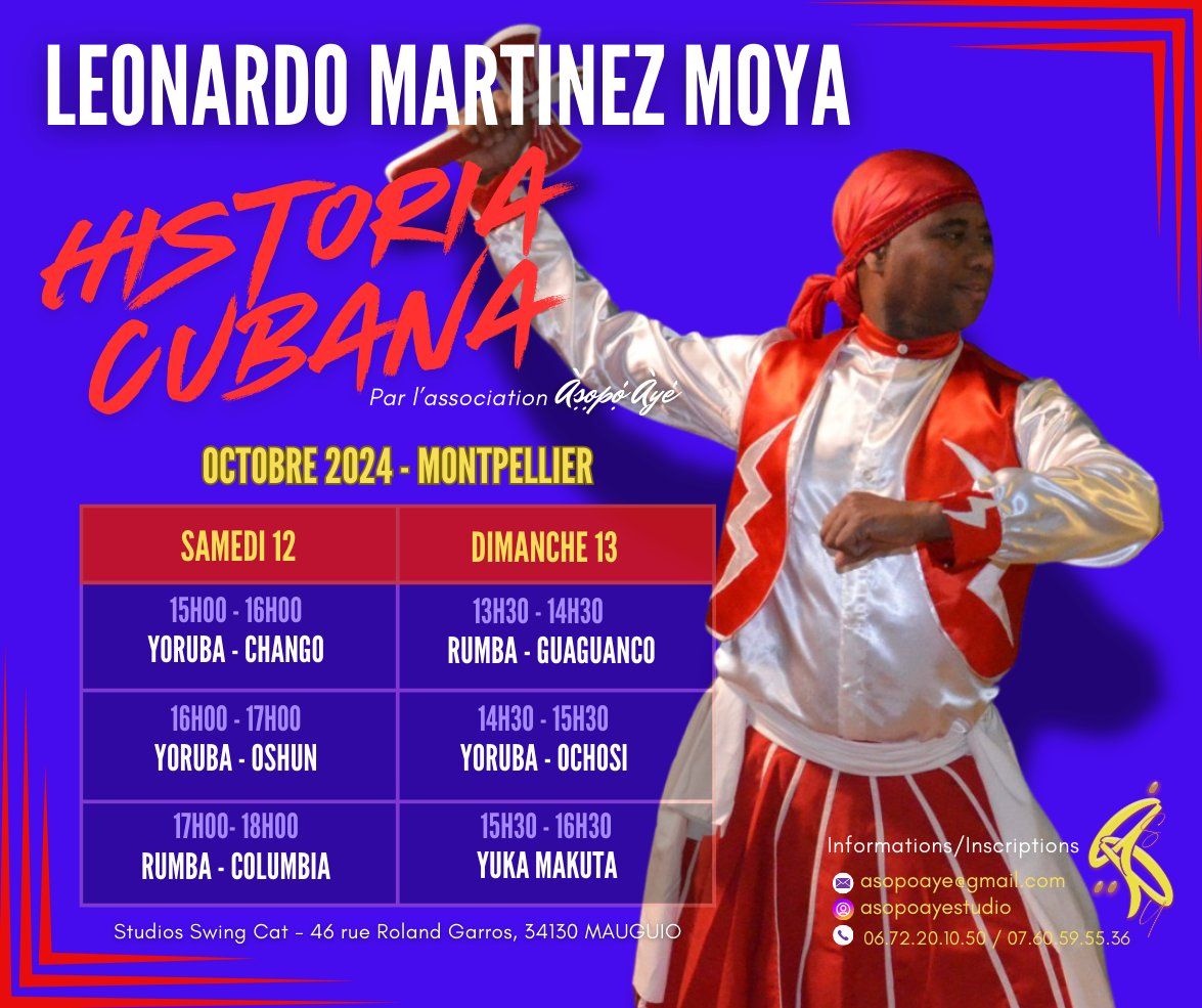 HISTORIA CUBANA Con LEONARDO MARTINEZ MOYA - Event by Asopo Aye 