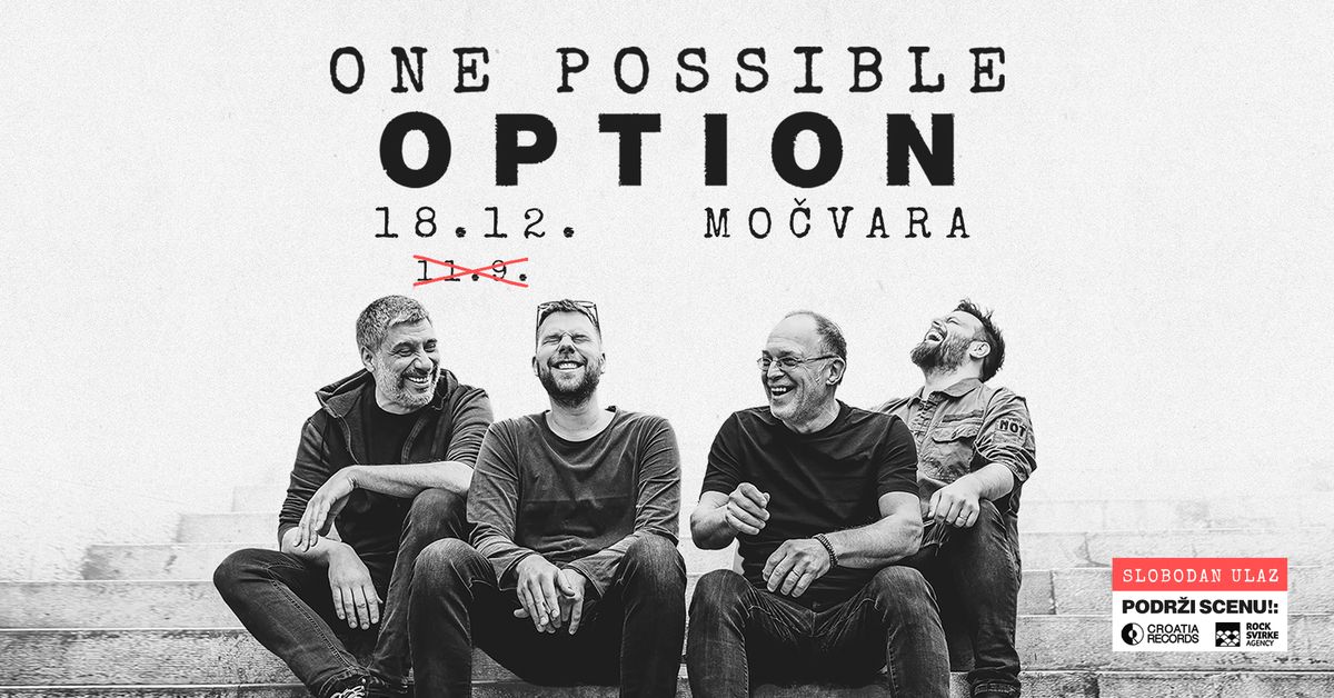 One Possible Option u Mo\u010dvari - promocija albuma "ETER"