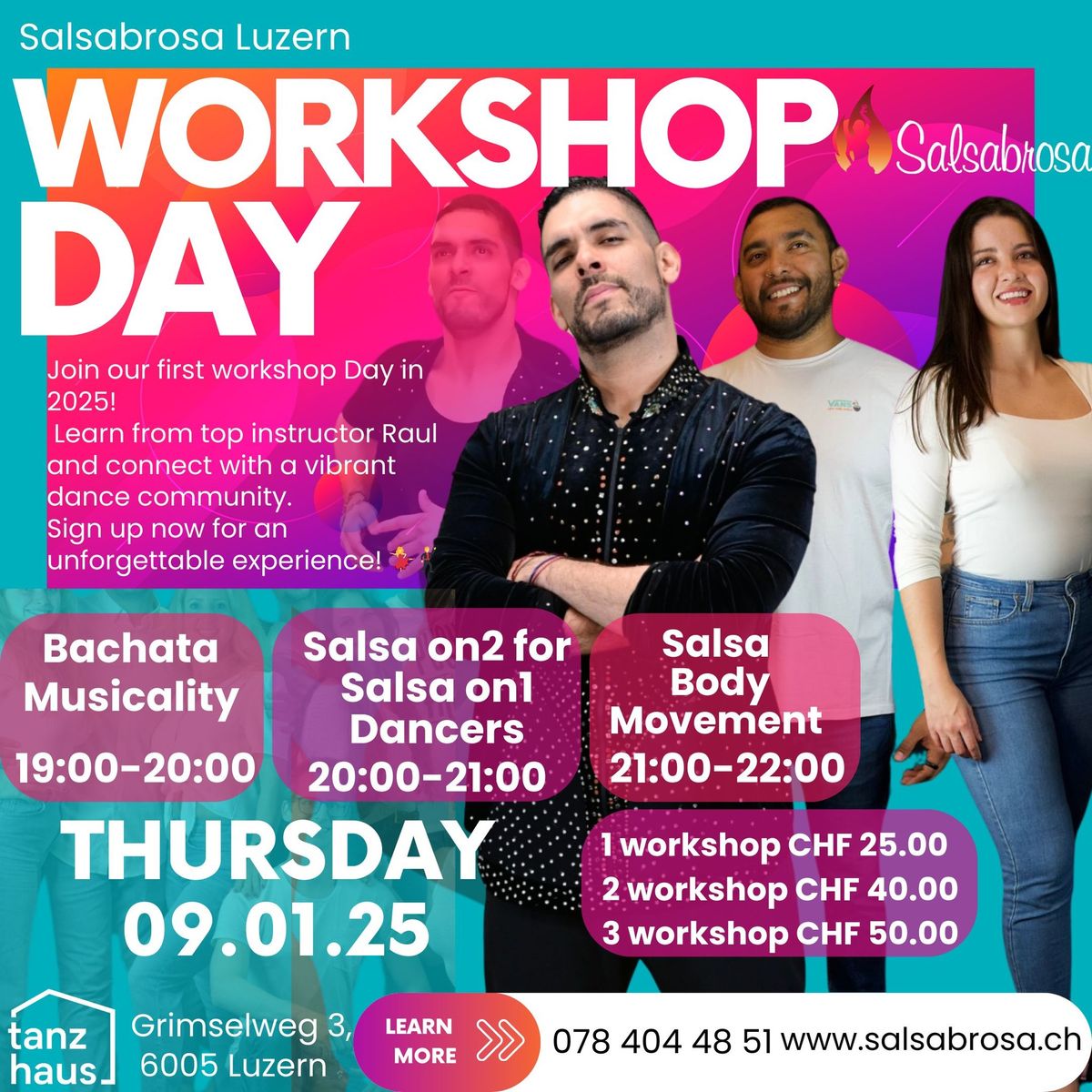 Luzern Bachata and Salsa Workshop Day 