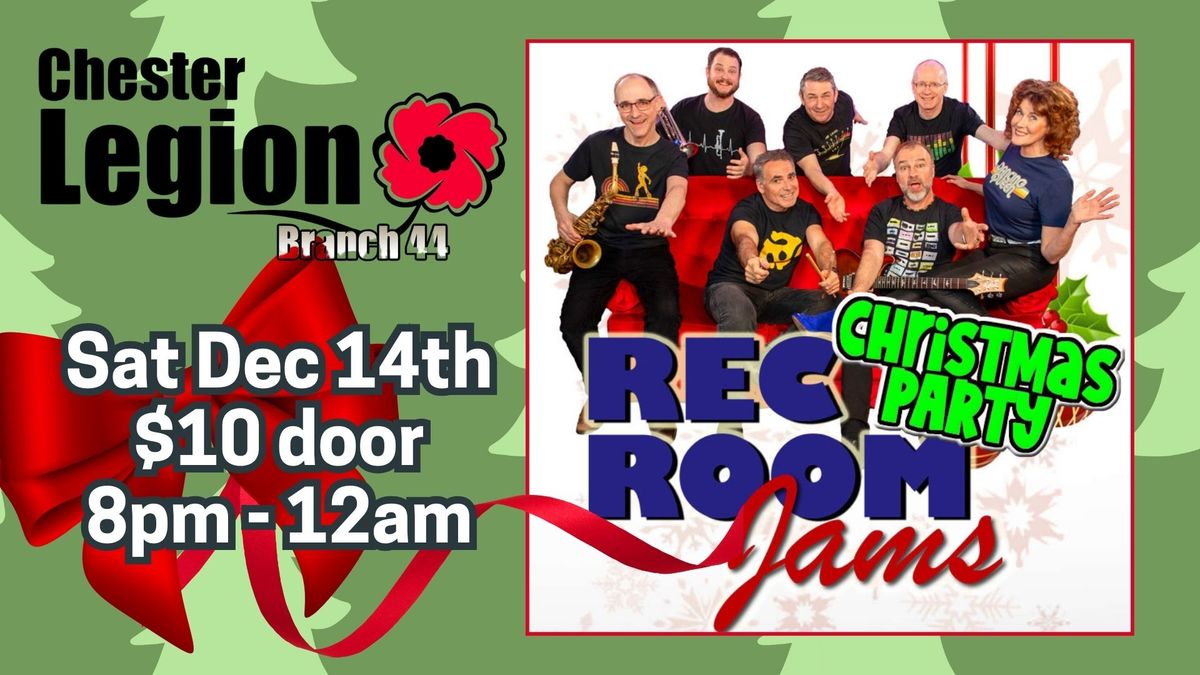 Chester Legion Christmas Party with Rec Room Jams