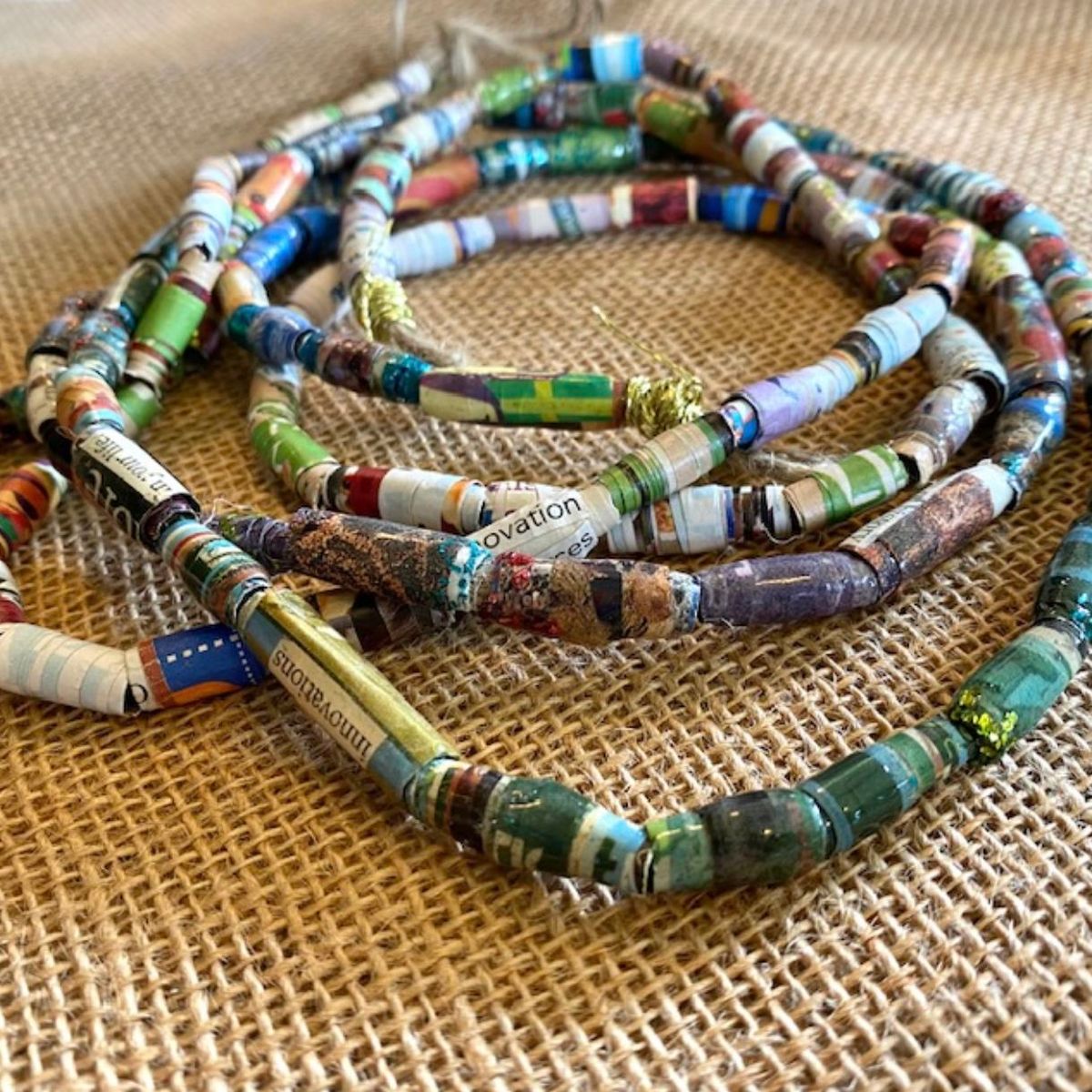 DIY Paper Beads Craft Workshop