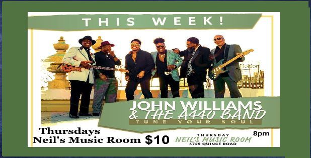 Thursday May 16, John Williams & the A440 Band @Neil's 8pm $10.