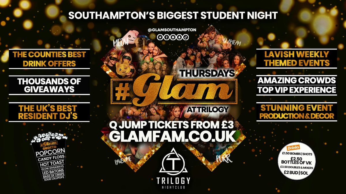 Glam Thursdays | Southampton's Biggest Student Night \ud83d\ude3b