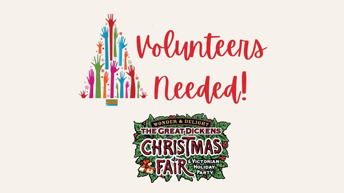 Volunteer at The Great Dickens Fair and Support the BBS!