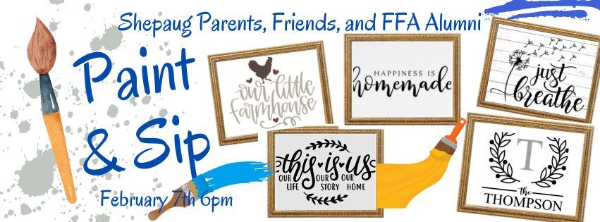 Wooden Sign Paint & Sip Night