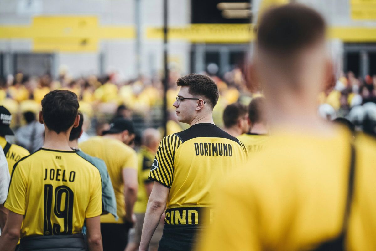 Borussia Dortmund vs Borussia Monchengladbach at Signal Iduna Park - Westfalenstadion