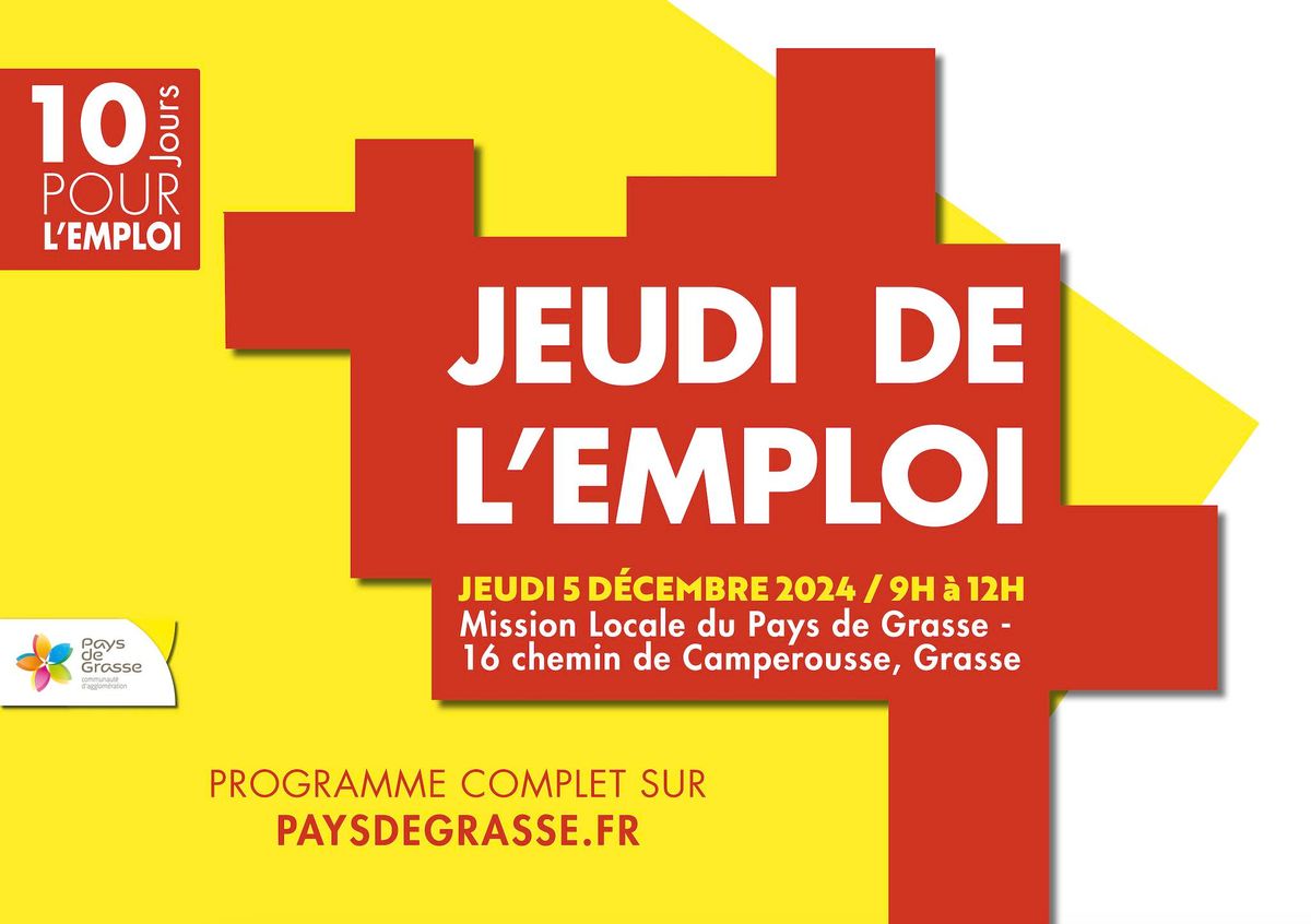 Jeudi de l\u2019Emploi \u2013 Forum Sp\u00e9cial Recrutement